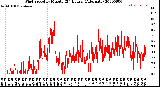 Milwaukee Weather Wind Speed<br>by Minute<br>(24 Hours) (Alternate)