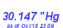 Milwaukee Weather Barometer High Month