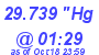 Milwaukee Weather Barometer Low Today