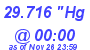 Milwaukee Weather Barometer Low Today