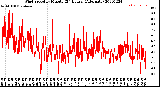 Milwaukee Weather Wind Speed<br>by Minute<br>(24 Hours) (Alternate)