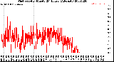 Milwaukee Weather Wind Speed<br>by Minute<br>(24 Hours) (Alternate)