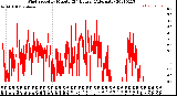 Milwaukee Weather Wind Speed<br>by Minute<br>(24 Hours) (Alternate)