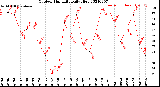 Milwaukee Weather Outdoor Humidity<br>Daily High