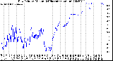 Milwaukee Weather Dew Point<br>by Minute<br>(24 Hours) (Alternate)