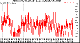 Milwaukee Weather Wind Speed<br>by Minute<br>(24 Hours) (Alternate)