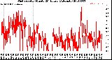 Milwaukee Weather Wind Speed<br>by Minute<br>(24 Hours) (Alternate)