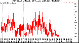 Milwaukee Weather Wind Speed<br>by Minute<br>(24 Hours) (Alternate)