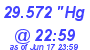 Milwaukee Weather Barometer Low Today