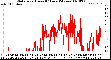 Milwaukee Weather Wind Speed<br>by Minute<br>(24 Hours) (Alternate)