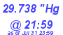 Milwaukee Weather Barometer Low Today