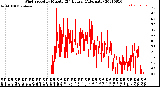 Milwaukee Weather Wind Speed<br>by Minute<br>(24 Hours) (Alternate)