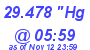 Milwaukee Weather Barometer Low Today