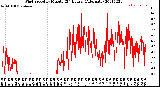 Milwaukee Weather Wind Speed<br>by Minute<br>(24 Hours) (Alternate)