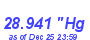 Milwaukee Weather Barometer Low Month