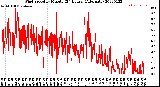 Milwaukee Weather Wind Speed<br>by Minute<br>(24 Hours) (Alternate)