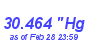 Milwaukee Weather Barometer High Month