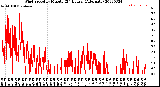 Milwaukee Weather Wind Speed<br>by Minute<br>(24 Hours) (Alternate)