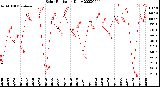 Milwaukee Weather Solar Radiation<br>Daily