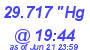 Milwaukee Weather Barometer Low Today