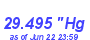 Milwaukee Weather Barometer Low Month