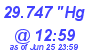 Milwaukee Weather Barometer Low Today