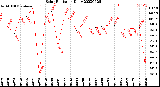 Milwaukee Weather Solar Radiation<br>Daily