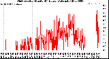 Milwaukee Weather Wind Speed<br>by Minute<br>(24 Hours) (Alternate)