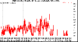 Milwaukee Weather Wind Speed<br>by Minute<br>(24 Hours) (Alternate)