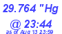 Milwaukee Weather Barometer Low Today