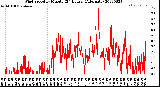 Milwaukee Weather Wind Speed<br>by Minute<br>(24 Hours) (Alternate)