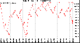 Milwaukee Weather Solar Radiation<br>Daily