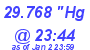 Milwaukee Weather Barometer Low Today