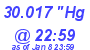 Milwaukee Weather Barometer Low Today