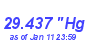 Milwaukee Weather Barometer Low Month