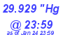 Milwaukee Weather Barometer Low Today