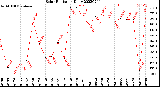 Milwaukee Weather Solar Radiation<br>Daily