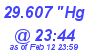 Milwaukee Weather Barometer Low Today