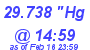 Milwaukee Weather Barometer Low Today