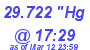 Milwaukee Weather Barometer Low Today