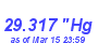 Milwaukee Weather Barometer Low Month