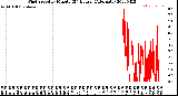 Milwaukee Weather Wind Speed<br>by Minute<br>(24 Hours) (Alternate)