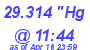 Milwaukee Weather Barometer Low Today