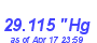 Milwaukee Weather Barometer Low Month