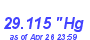 Milwaukee Weather Barometer Low Month