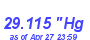 Milwaukee Weather Barometer Low Month