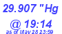 Milwaukee Weather Barometer Low Today