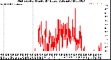 Milwaukee Weather Wind Speed<br>by Minute<br>(24 Hours) (Alternate)