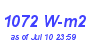 Milwaukee Weather Solar Radiation High Month