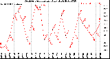 Milwaukee Weather Outdoor Temperature<br>Daily High